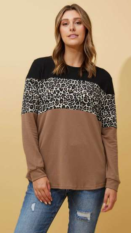Leopard Pullover Knit