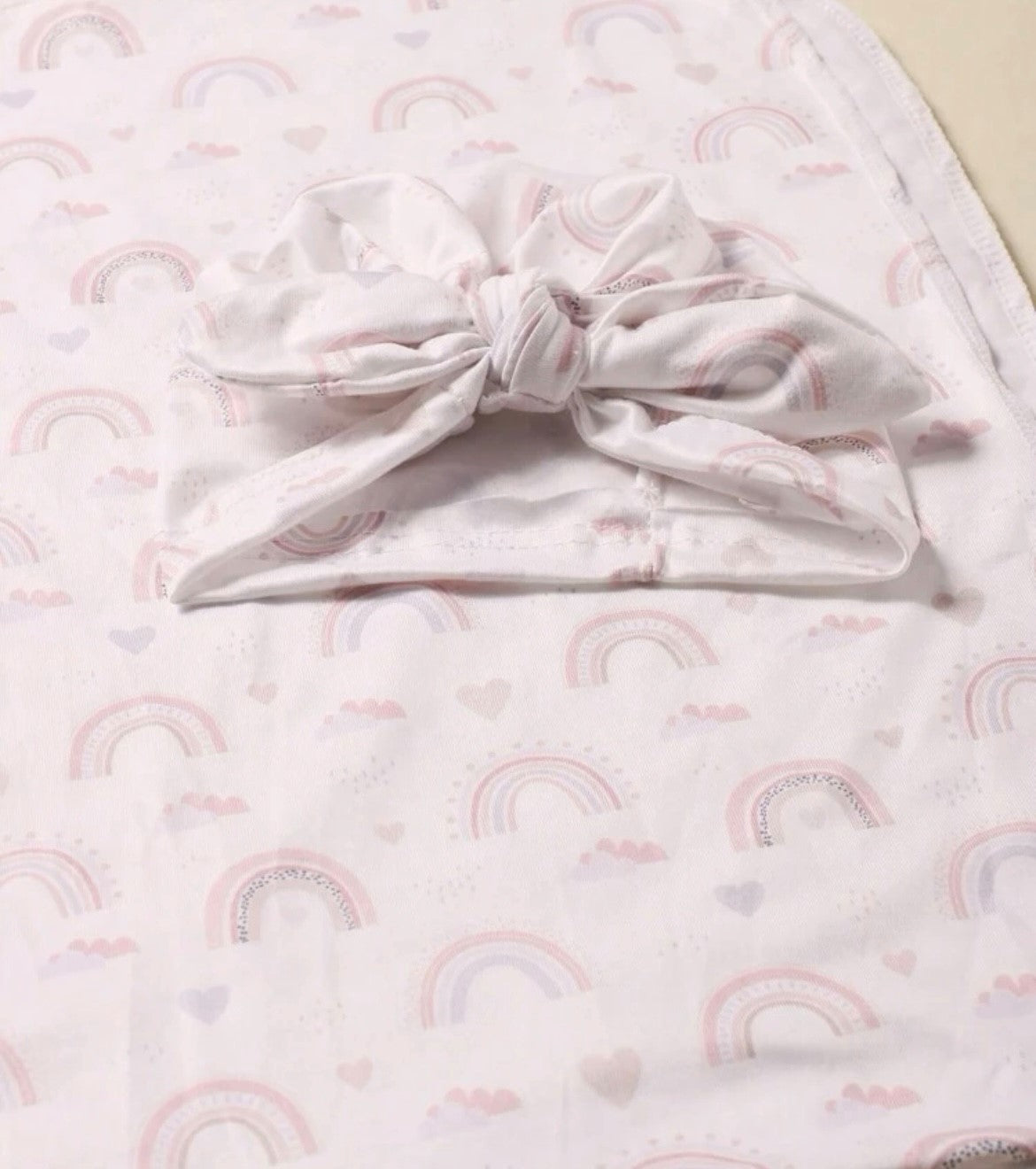 Nava Baby - Soft White Rainbow Jersey Wrap Combo