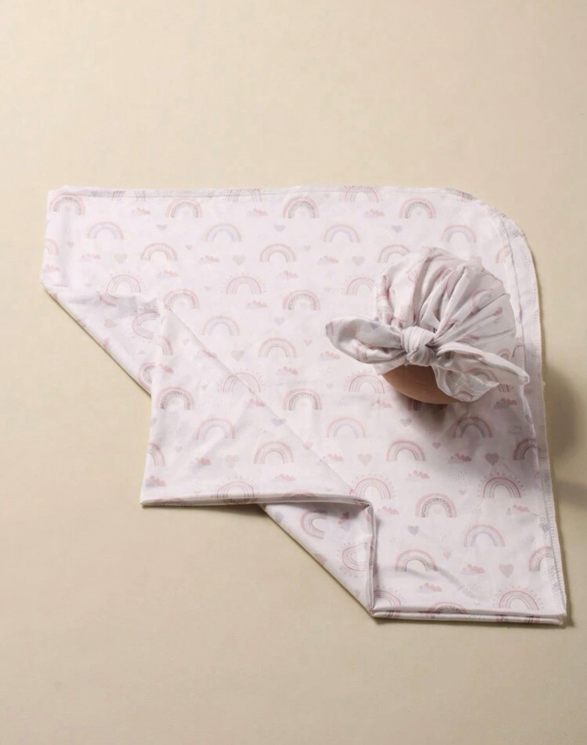 Nava Baby - Soft White Rainbow Jersey Wrap Combo