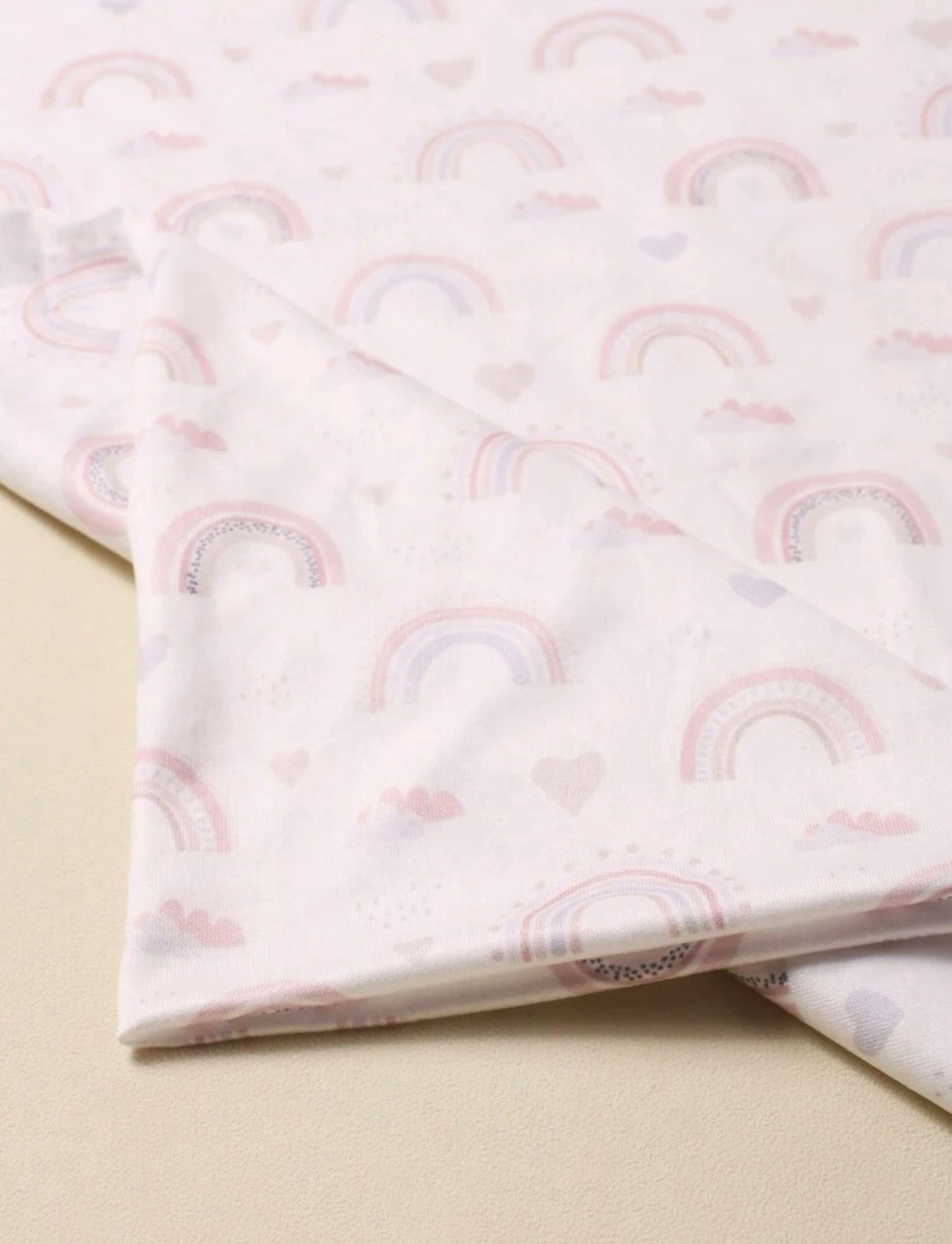 Nava Baby - Soft White Rainbow Jersey Wrap Combo