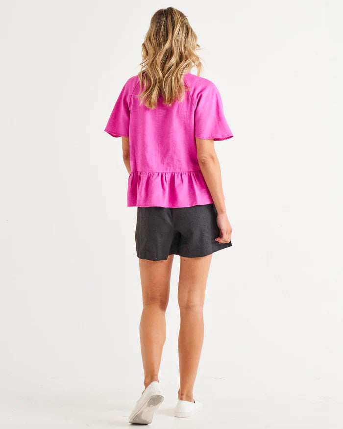 Cassandra Top - Hot Pink