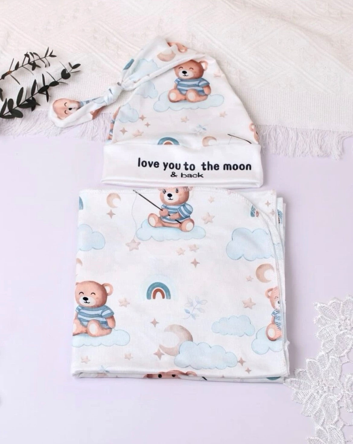 Nava Baby - Sweet Ted Bear Wrap Set