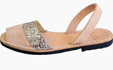 Avarcas - Blush with Champagne Glitter