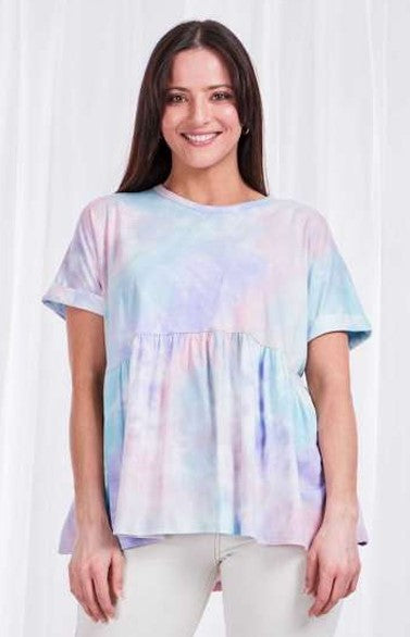 Short Sleeve Tie Dye Shirt
