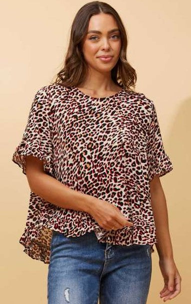 Leopard Blouse