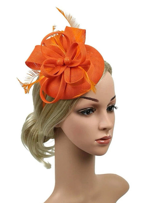 Fascinator - Orange