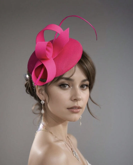 Hot Pink Fascinator