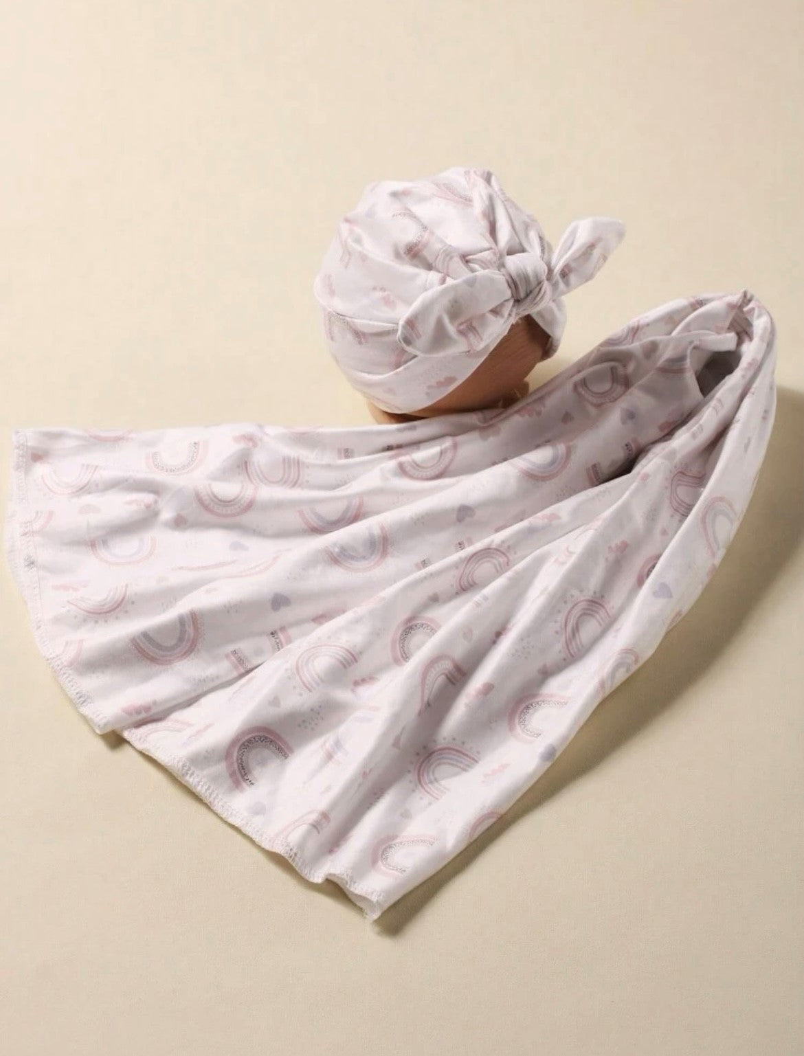 Nava Baby - Soft White Rainbow Jersey Wrap Combo
