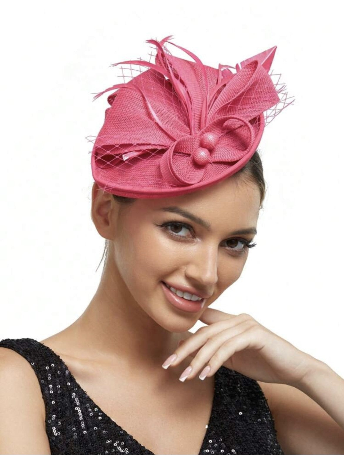 Mid Pink Fascinator