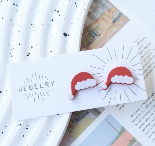 Earring - Santa Hats