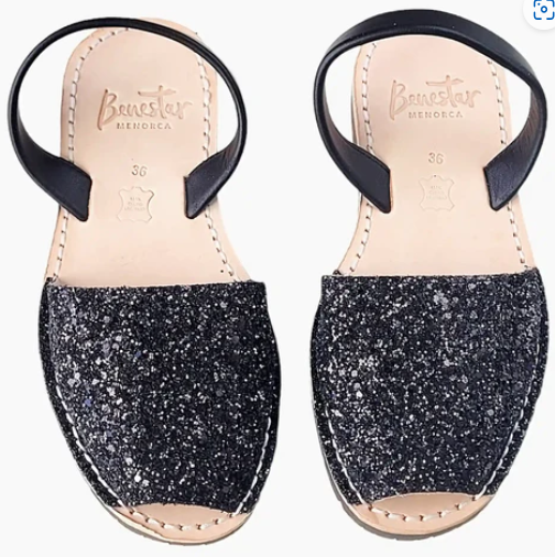 Avarcas - Black Glitter