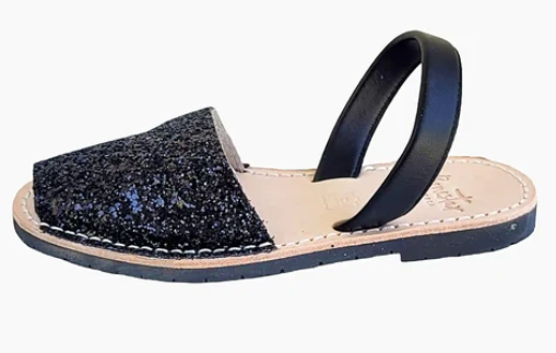 Avarcas - Black Glitter