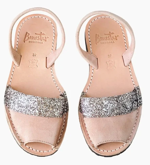 Avarcas - Blush with Champagne Glitter