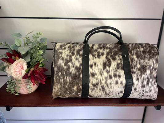 Cowhide Duffel Bag