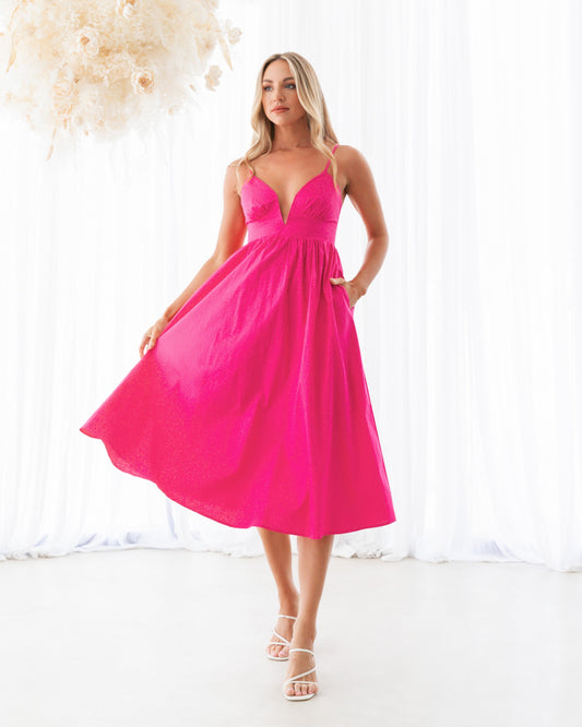 Hot Pink Dress