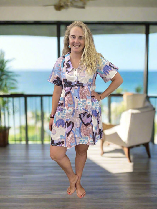 Quirky Purple Dress